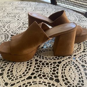 Urban Outfitters Platform Heeled Mules
